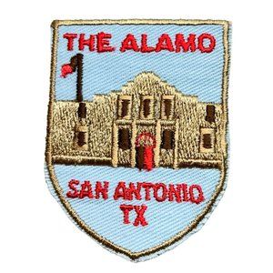 The Alamo San Antonio Texas TX Monument Souvenir Embroidered Patch Badge